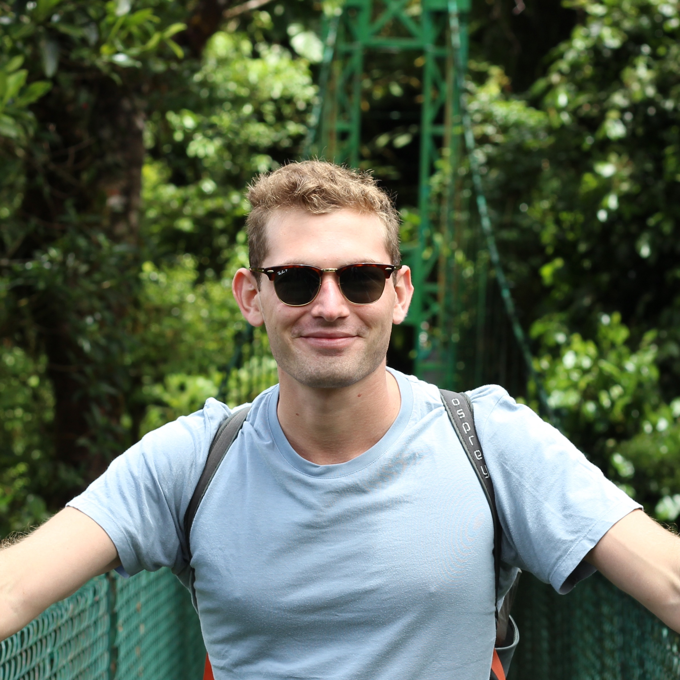 me on a bridge in Monteverde, Costa Rica